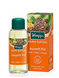 Kneipp Sauna-Aufguss Auszeit Pur Zeder, Nelke & Orange, 1er Pack (1 x 100 ml)